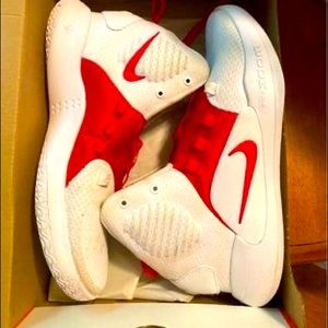 Nike Hyperdunk X White Red Size 8.5